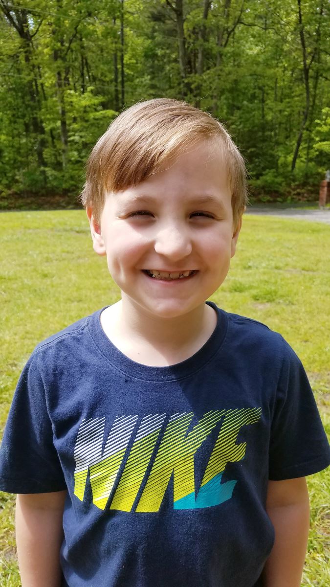 May calendar kid defeats rare genetic disease