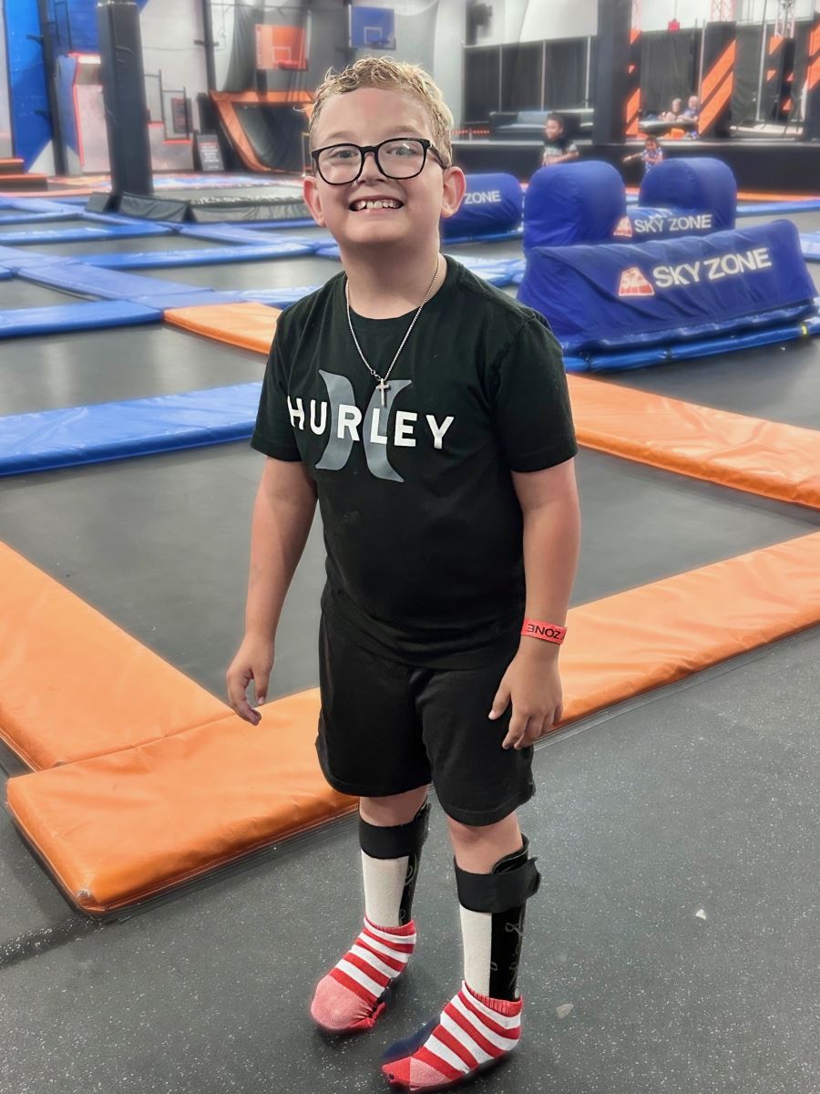 Trampoline parks are a favorite of Asher's