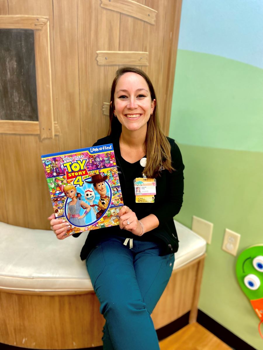 CHoR child life specialist Allyson Fiery