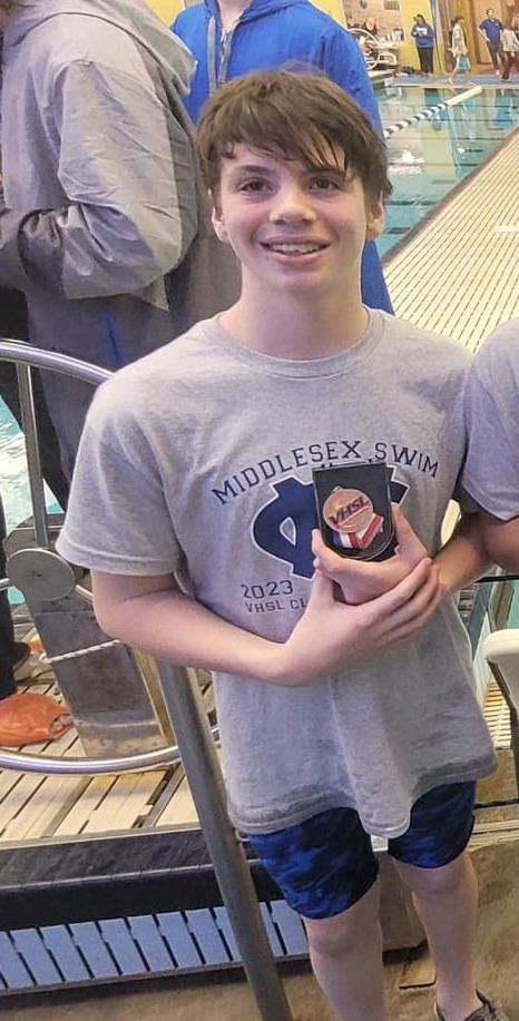 CHoR patient CJ at a swim meet