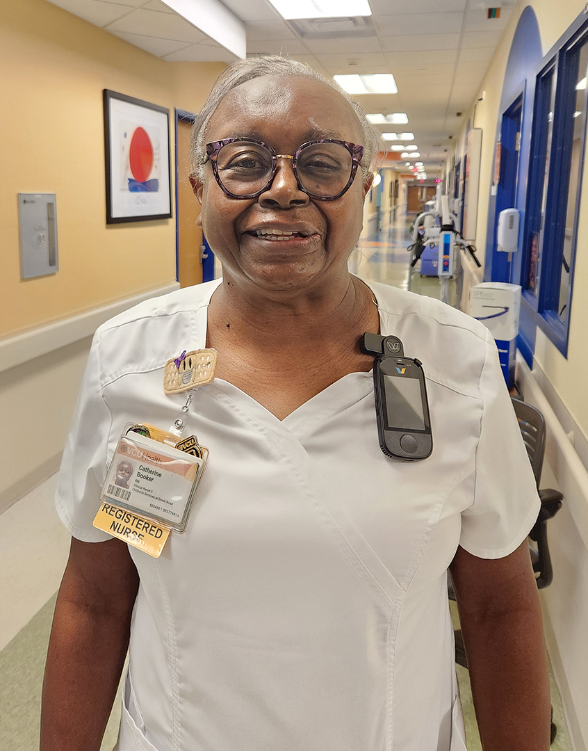 CHoR nurse Cathy Booker