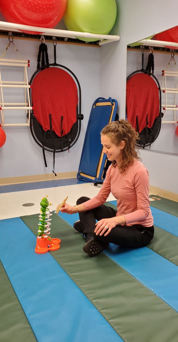 CHoR occupational therapist Courtney Lynch