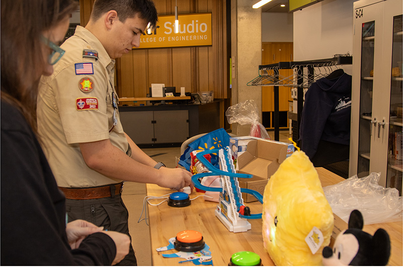 Alexander Cabral makes toys accessible as his Eagle scout project