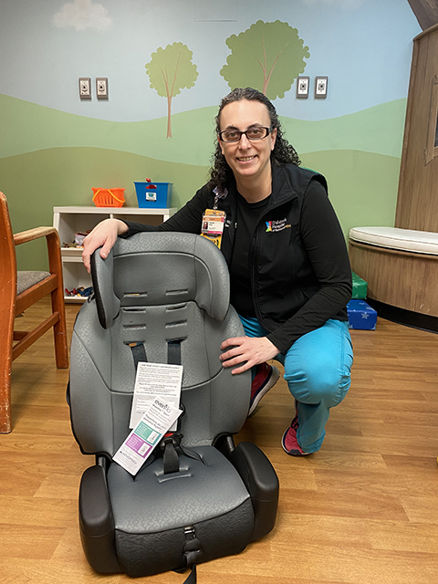 CHoR child life specialist Heather Rossi