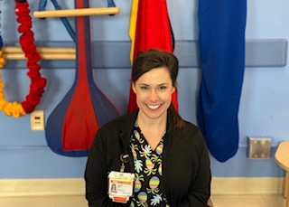 CHoR occupational therapist Jessica Wise