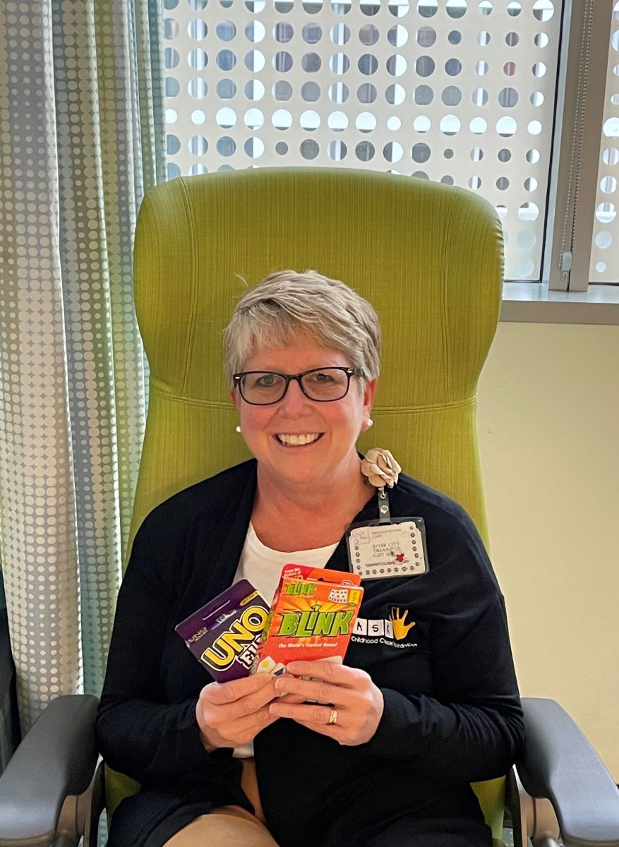 CHoR child life specialist Katie Barber