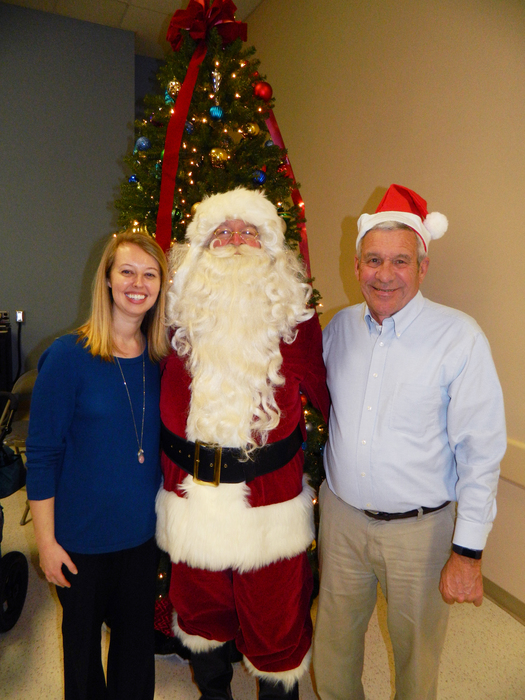 Santa at a Kiwanis Club Christmas party at CHoR