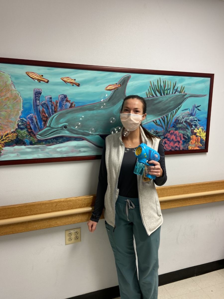 CHoR child life specialist Madison Carroll