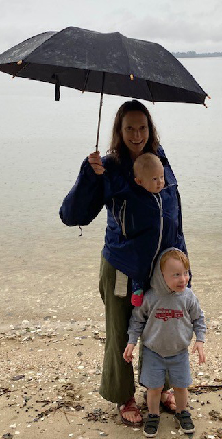 CHoR occupational therapist Mary Williamson with her kids