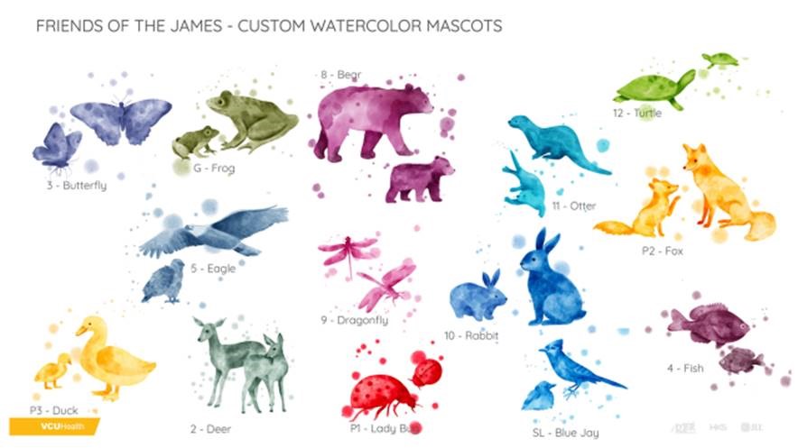 Mascots and colors for new CHoR tower