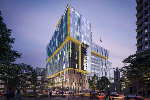 Rendering of new hospital