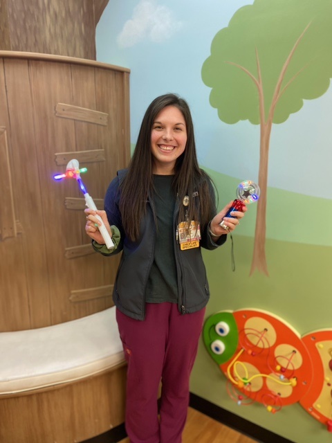 CHoR child life specialist Paige Whitcomb