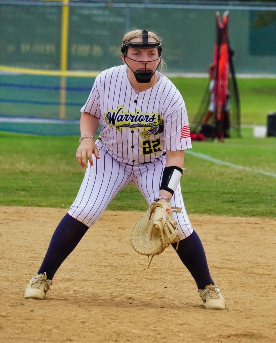 CHoR patient Paige Marshall on the softball field
