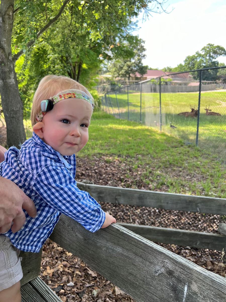 CHoR patient Palmer at the zoo