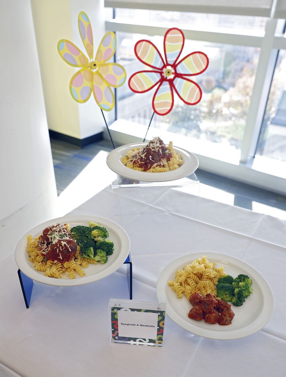 Pasta shown for the three age groups of patients at CHoR