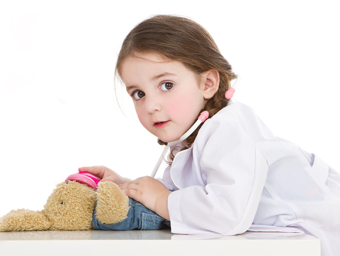 Adorable little doctor