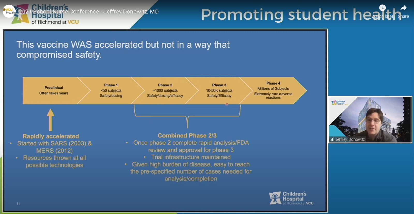 School nurse conference slide