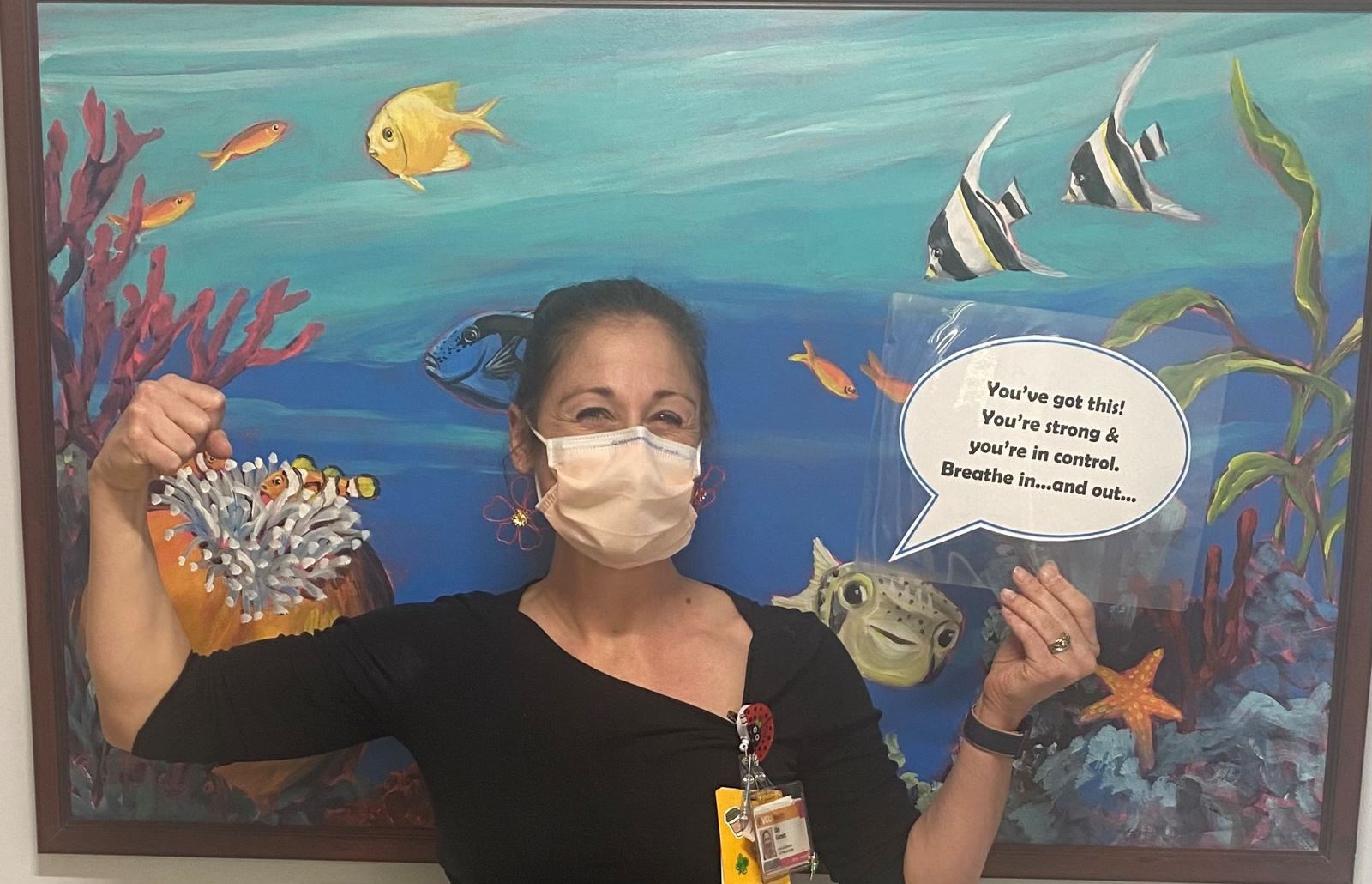 CHoR child life specialist Siri Garrett