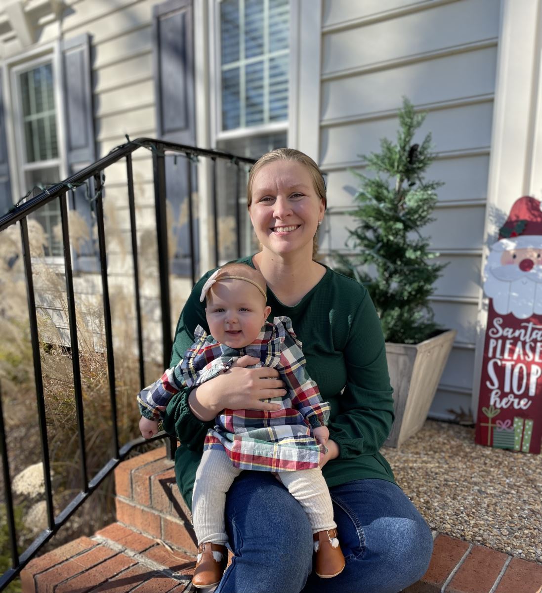CHoR nurse Genevieve Tehovnik and her baby