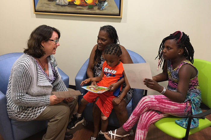 Family receives asthma education