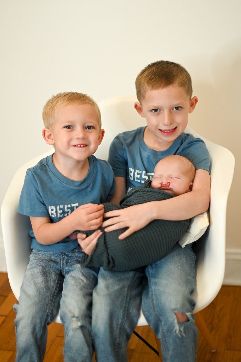 Three Walton brothers, two of whom are patients at CHoR
