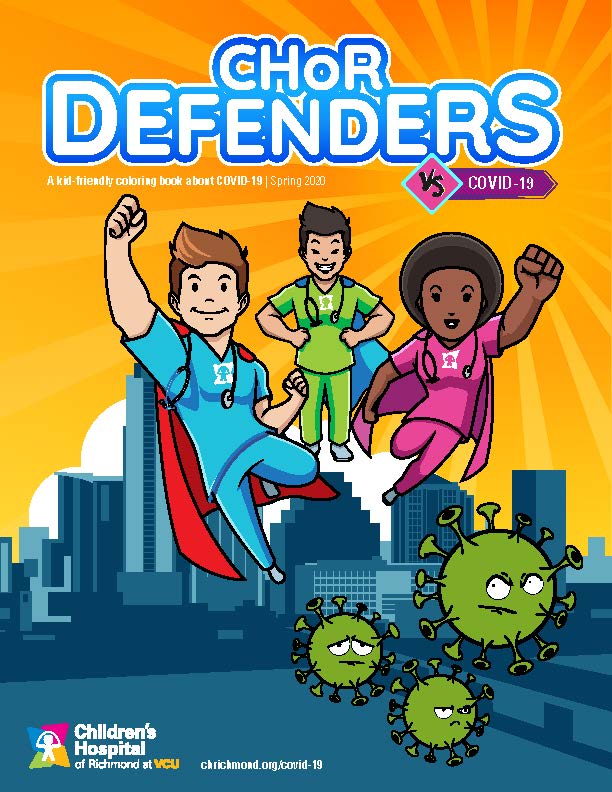 COVID-19 coloring book for kids