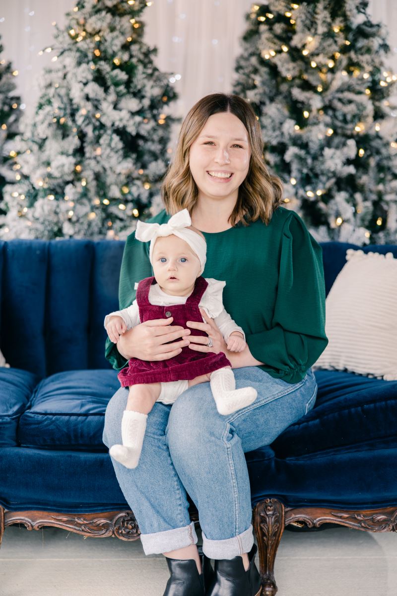 CHoR nurse Megan Spataro and her baby girl